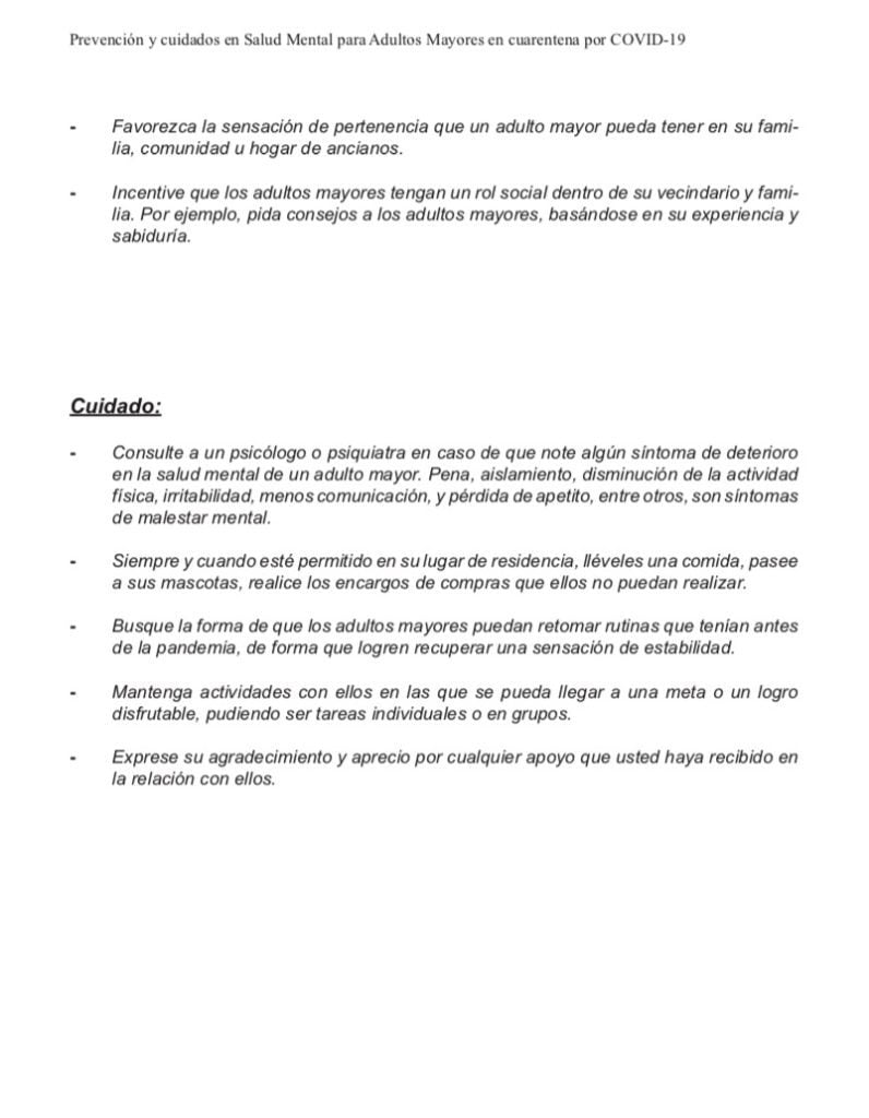 ¿Cómo cuidar la salud mental de los adultos mayores en cuarentena ...